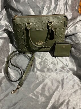 Coach Emma Bag and Wallet Set